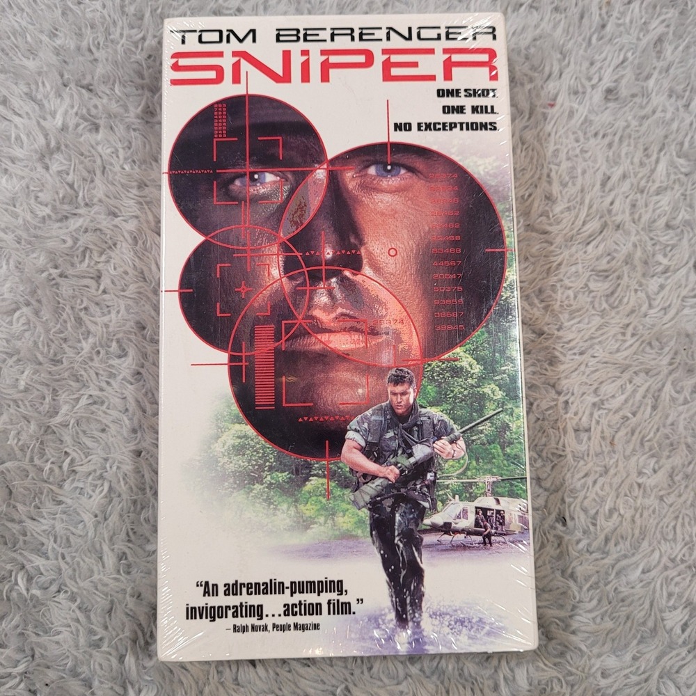 Sniper (VHS, 1993) *SEALED* Berenger, Zane